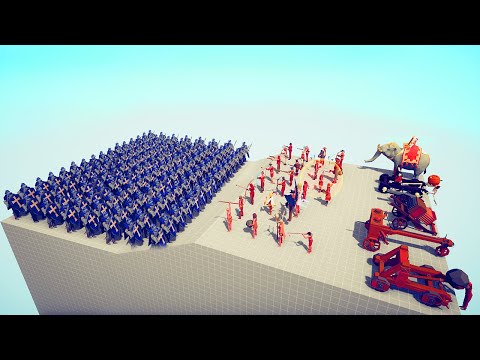 ALL RANGED UNITS vs 100x EVERY MELEE UNIT Part 1 | TABS - Totally Accurate Battle Simulator