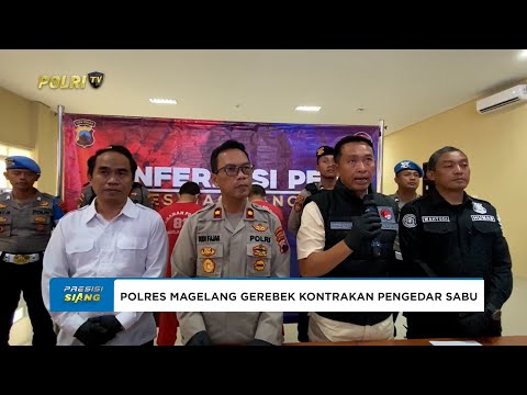 POLRES MAGELANG KOTA GAGALKAN PEREDARAN RATUSAN GRAM SABU SIAP EDAR