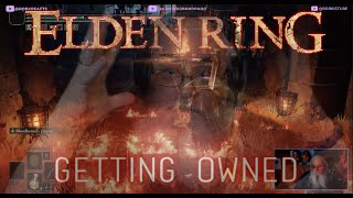 Elden Ring with Gramps and I am getting it done I think somewhat maybe kind of sort of ahha