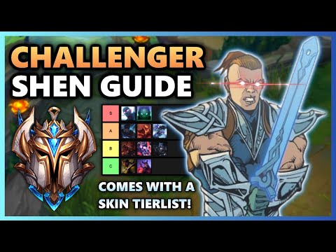xPetu's CHALLENGER SHEN GUIDE 2020 ft. SKIN TIERLIST