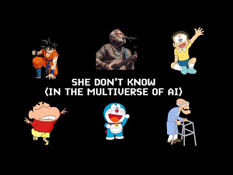 She Don't Know (In The Multiverse of AI ) | Millind Gaba | Shinchan | Modi Ji | Vegeta | DJ MRA