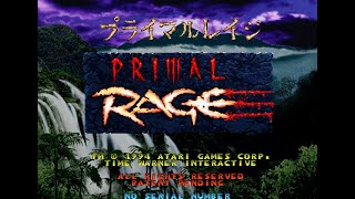 Primal Rage Version 2.3J MAME (2.3 Newer Build) | Vertigo 1CC Playthrough Difficulty 16