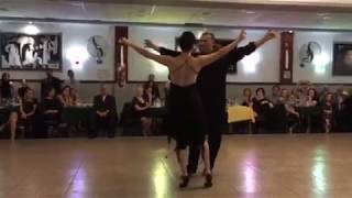 Natacha POBERAJ y Jesús VELÁZQUEZ, chacarera. Festejo 16 años de La Baldosa (16-nov-18)