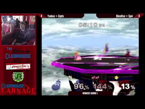 Clubhouse Carnage Doubles  WINNERS ROUND 1 - Yankee + Zepto vs Blendtec + Spor