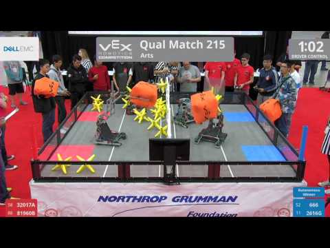 2017 VRC Arts Q215 - 32017A 81960B vs 666 2616G - 2 to 43