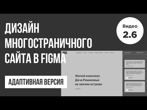 Дизайн многостраничного сайта в Figma Прототип 1 1 Веб дизайн Bootstrap 5 Figma