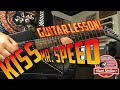 Mr. Speed by KISS (Rhythm & Lead lesson for guitar)