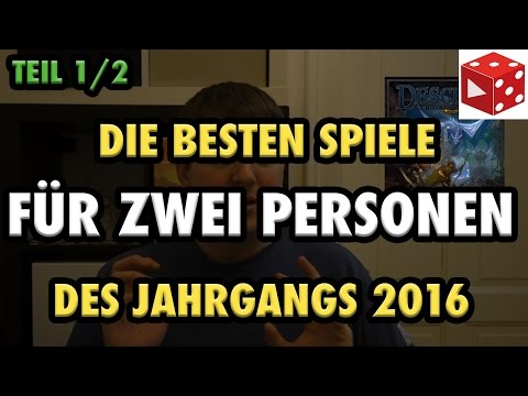 Die besten Spiele für zwei Personen des Jahrgangs 2016 - Teil 1/2 (Spiele von A bis K)