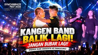 Download lagu KANGEN BAND LIVE AT SYNCHRONIZE FEST 2026 - ANDIKA HUGS DODHY & INVITES HIS DAUGHTER KIRANA ON ST... mp3