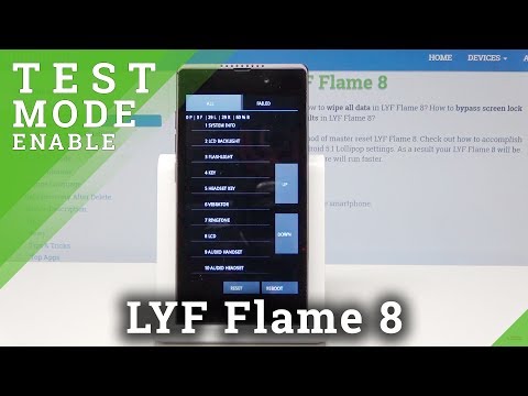 How to Enable Factory Test Mode in LYF Flame 8 - Testing Mode