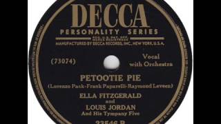 Ella Fitzgerald And Louis Jordan And His Tympany Five - Petootie Pie