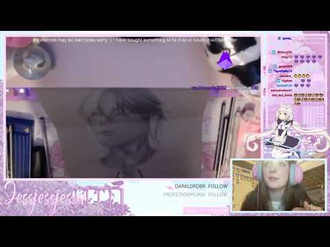 GRINGA COM TOURETTE MANDA SALVE PRO VITINHO EM LIVE KKKKKKK