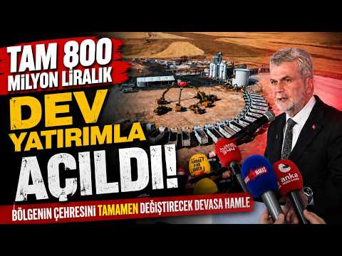 Kahramanmaraş'ta dev tesis açıldı: Tam 800 milyon TL harcandı