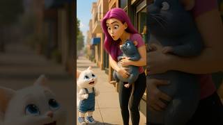 Gatinho fofo queria uma capivara