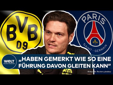 CHAMPIONS LEAGUE: Borussia Dortmund gegen PSG auf Sensationskurs! Das sagt BVB-Trainer Edin Terzic
