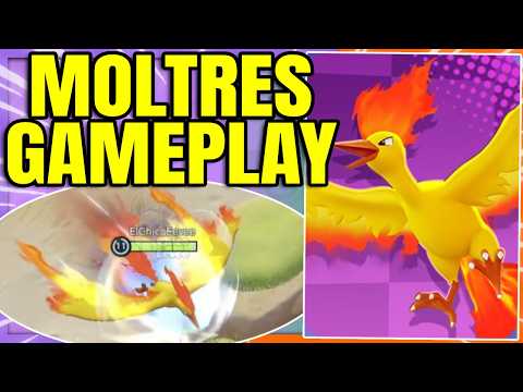 MOLTRES looks insanely Fun!! LEAKED GAMEPLAY | Pokemon Unite