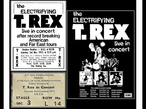 T. Rex (Marc Bolan) - Telegram Sam (live, Horden Pavilion, Sydney) 3 November 1973