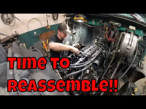 This is the reason I was so picky about what Mack truck I bought, engine reassembly-we got to go!
