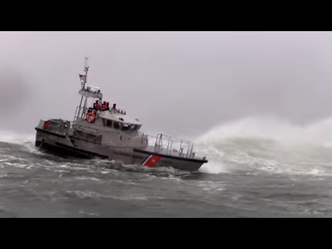 Unmanned Vessel Rescue in Waves! | Coast Guard Cape Disappointment Pacific Northwest | Full Episode