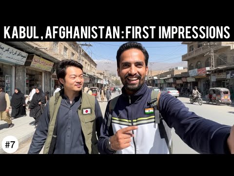 First Impressions of Kabul | Indian & Japanese Afghanistan travel vlog | Food of Afghanistan 