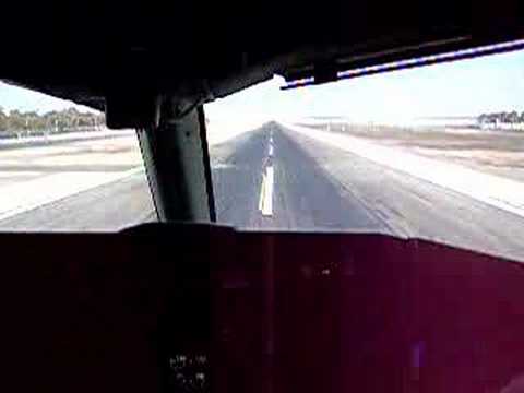 Cockpit Takeoff Arkia 757-300 from Eilat