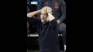 Just look at Pep Guardiola’s reaction😂🥶
