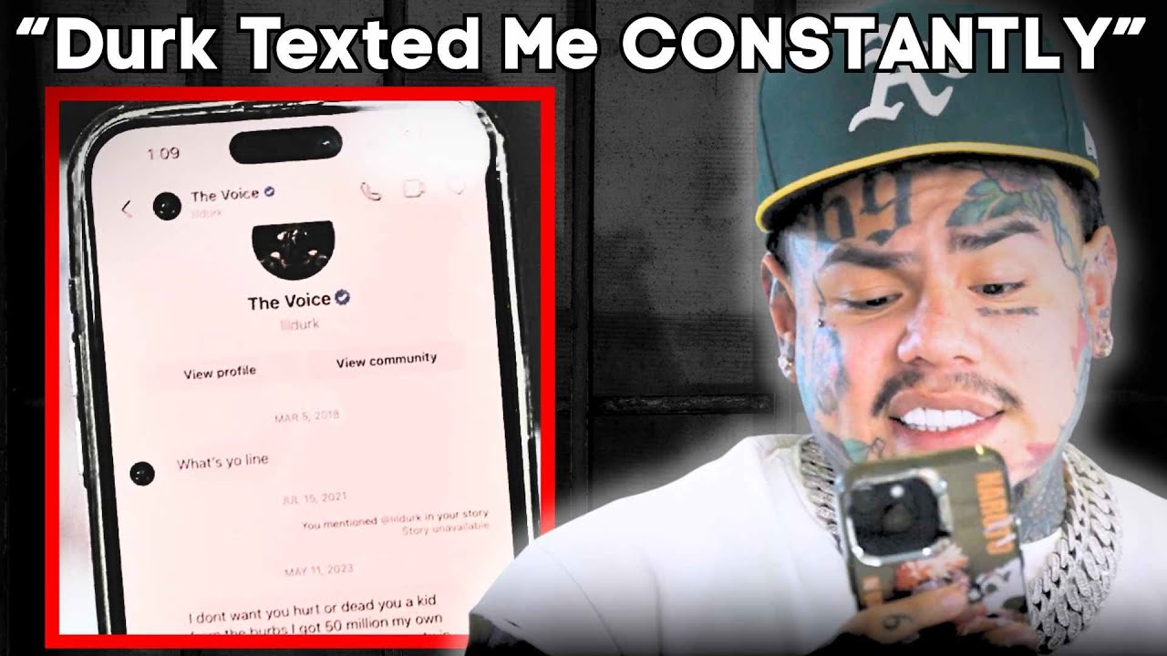 6ix9ine Exposes YEARS of Lil Durk DMs