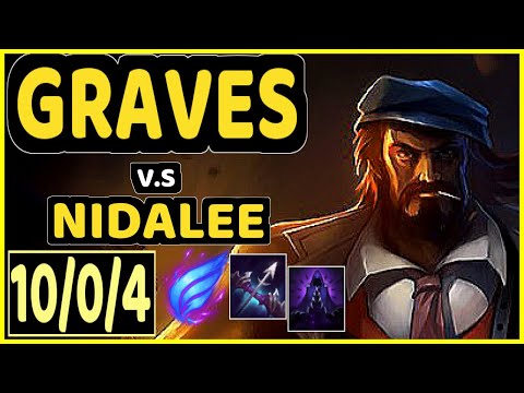 PRIDE (GRAVES) vs NIDALEE - 10/0/4 KDA JUNGLE CHALLENGER GAMEPLAY - EUW