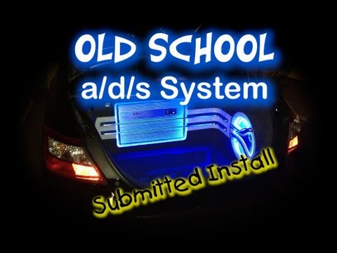 Old School a/d/s System 2009 Honda Civic EX Coupe Submitted Install