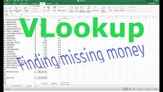 How to Use VLookup for Bank Reconciliation - Excel (book balancing)