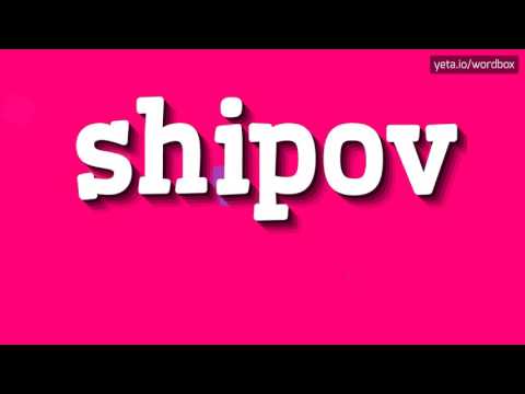 SHIPOV - HOW TO PRONOUNCE IT!?