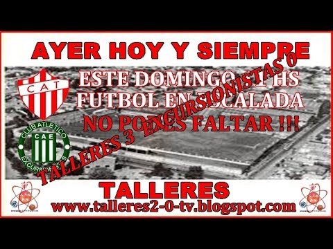 RESUMEN DE GOLES TALLERES 3 EXCURSIONISTAS 0