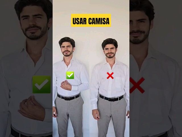Vídeo relacionado con Camisa de vestir para hombre - Camisas de manga larga de ajuste slim y moda con cuello de solapa y botones de algodón, camisas impresas para negocios casuales, tops, camisa formal para boda y cena