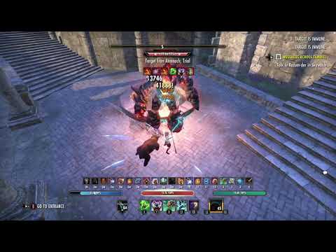 Breton Magicka Warden 75k+ dps - Raid Dummy (Dragonhold) BSW/Mothers Sorrow