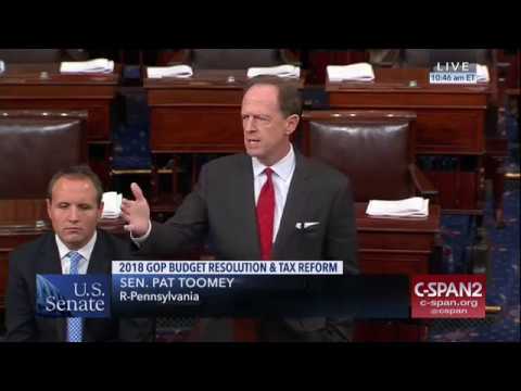 ICYMI: Senator Toomey on Why the Senate Needs to Pass the Budget Resolution
