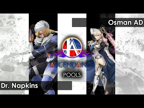 Smash 4: Dr. Napkins (Sheik) V B&B | Osman AD (Corrin/R.O.B) - Ascendance 82 Tournament SSB4