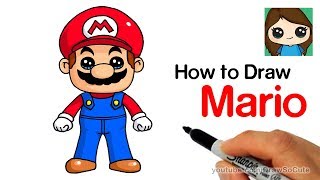 How to Draw Super Mario Easy