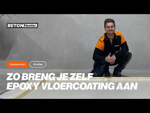 Epoxy Vloercoating Aanbrengen | Stappenplan | DIY | Betonstunter