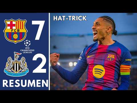 바르셀로나 vs 뉴캐슬 7-2 하이라이트 및 골 모음 (2026)