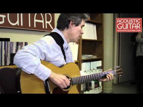 Pete Huttlinger performs "Hector the Hero" at the Acoustic Guitar office
