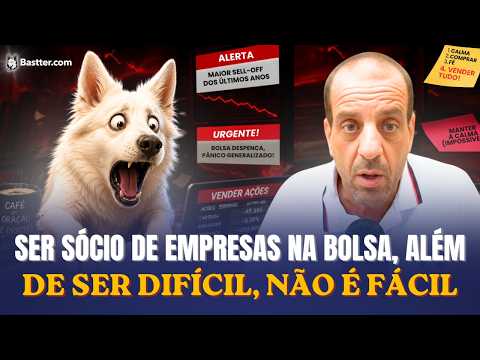 SE VOCÊ ACOMPANHAR o MERCADO, VENDE TODAS as SUAS AÇÕES – Live do Bastter