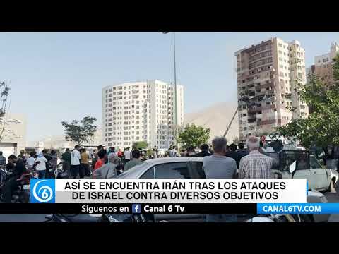 Video: Así se encuentra Irán tras los ataques de #Israel contra diversos objetivos