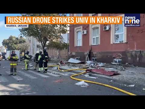 Russian Drone Hits Kharkiv University | Civilians Injured Amid Ongoing Attacks