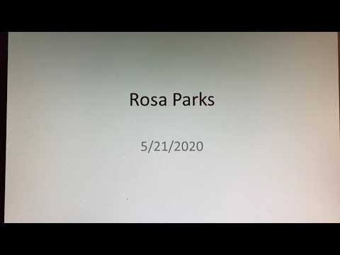 Rosa Parks Vocab