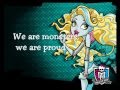 Monster High We Are Monsters Lyrics
