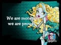 Monster High - Song: We are monster (Lyrics ...