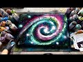 Swirling Galaxy SPRAY PAINT ART by Skech