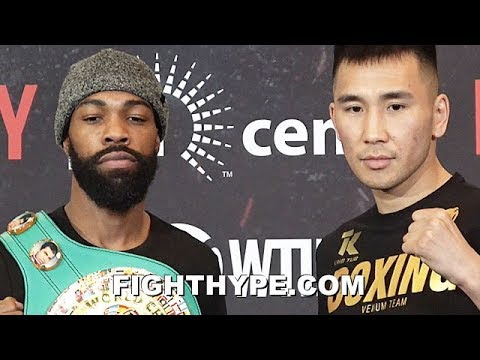 FULL GARY RUSSELL JR. VS. TUGSTSOGT NYAMBAYAR FINAL PRESS CONFERENCE & FACE OFF