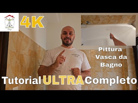 Pittura la vecchia vasca da bagno, TUTORIAL ULTRA COMPLETO.