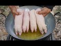 Deep Fried Pig Feet Recipe Crunchy Pig Feet Cooking And Eating